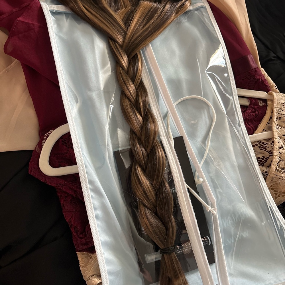 Elegant Brown Braided Hair Extension